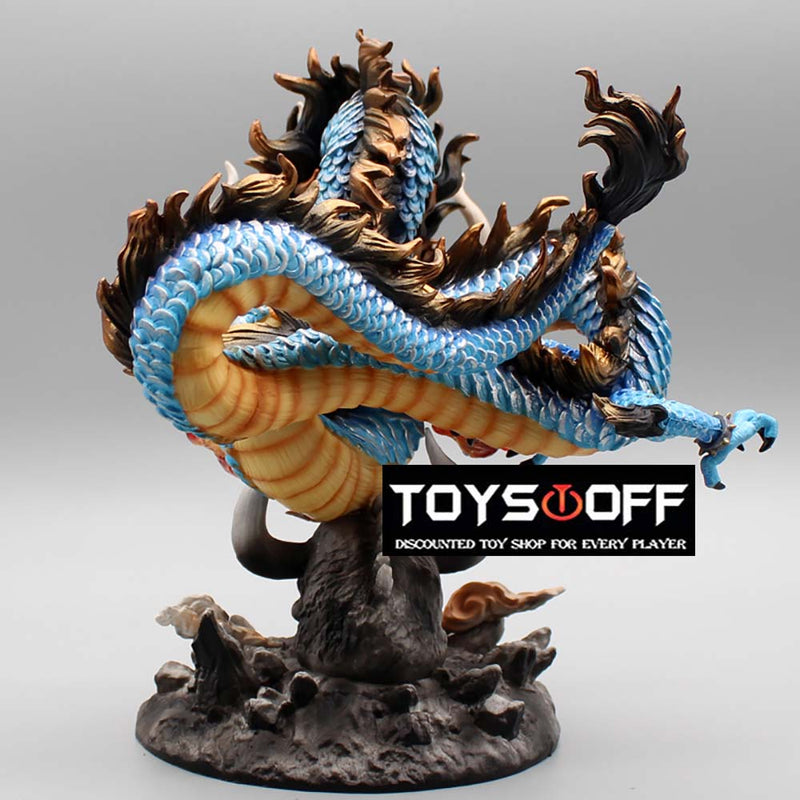 One Piece Drake Kaido Action Figure Model Toy with Light 21cm