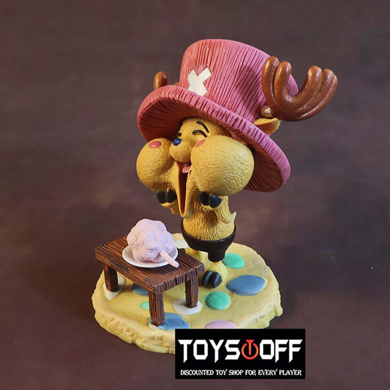 One Piece Happy Tony Tony Chopper Action Figure Model Toy 10cm