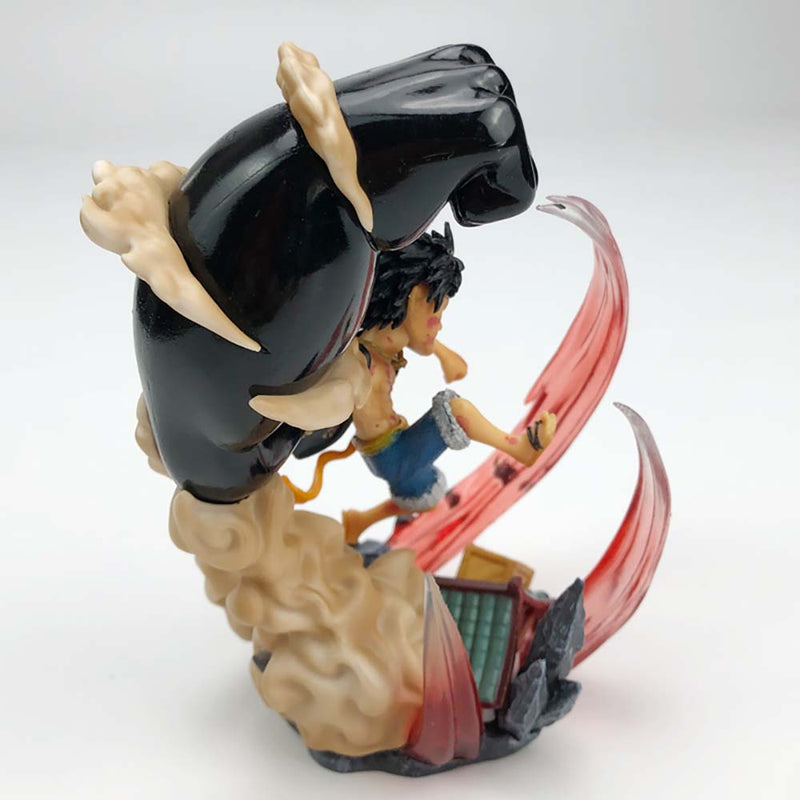 One Piece Luffy Action Figure Collectible Model Toy 10cm