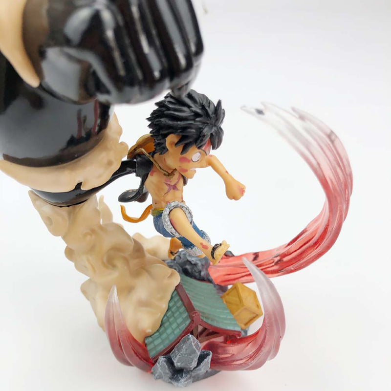 One Piece Luffy Action Figure Collectible Model Toy 10cm