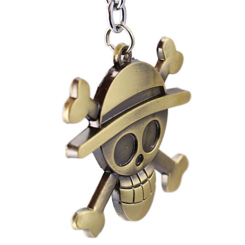 One Piece Luffy Bag Car Keychain Anime Key Holder Souvenir