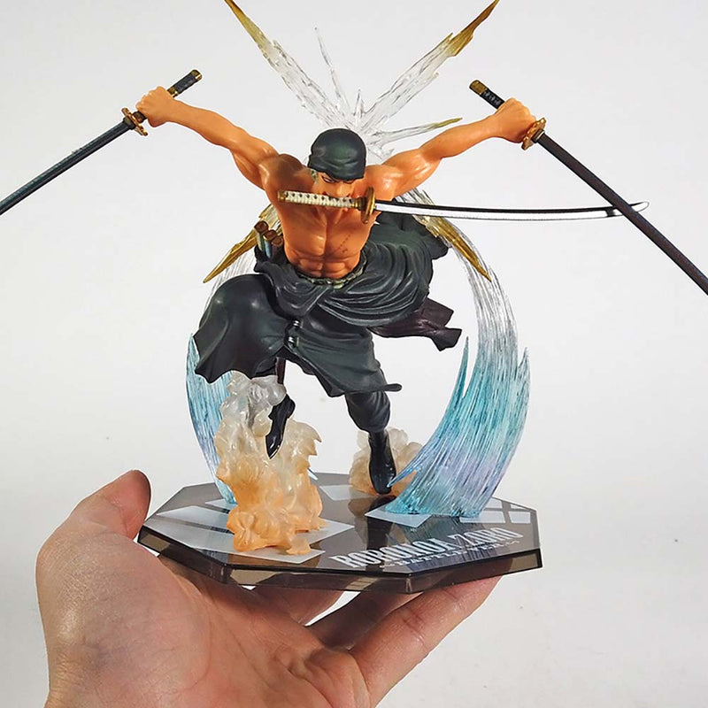 One Piece Luffy Zoro Ace Battle Ver Action Figure Toy