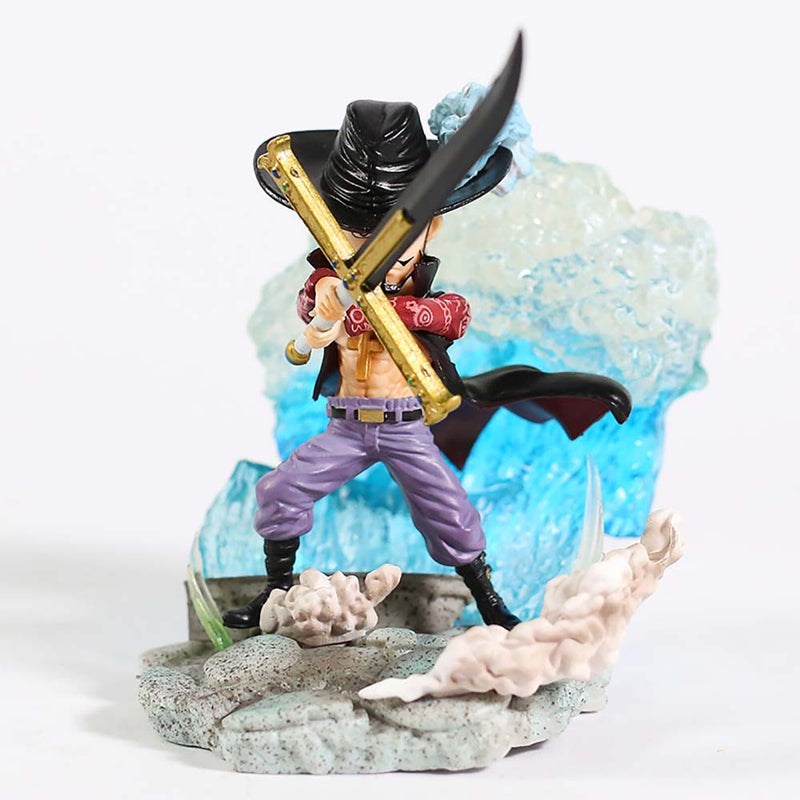 One Piece Mihawk Action Figure Collectible Model Toy 10cm