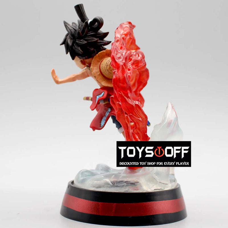 One Piece Monkey D Luffy Action Figure Toy with Light 13cm