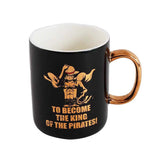 One Piece Monkey D Luffy Coffee Mug Tea Water Simple Style Cup 350ml - Toysoff.com