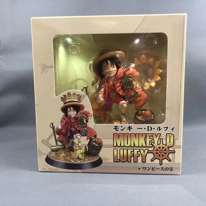 One Piece Monkey D Luffy Enjoy Life Ver Action Figure 18cm