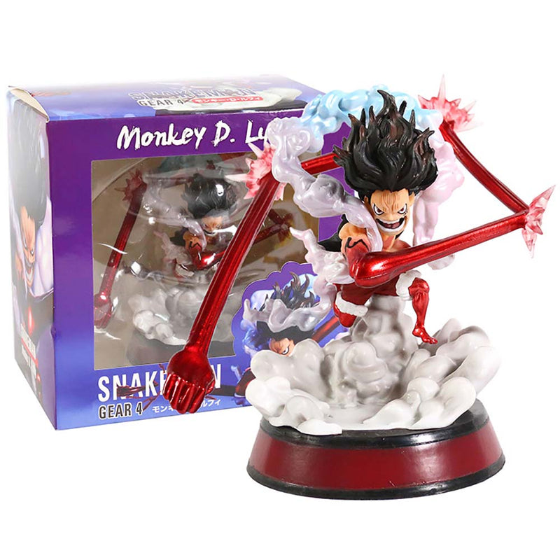 One Piece Monkey D Luffy Gear 4 Snake Man Action Figure 12cm