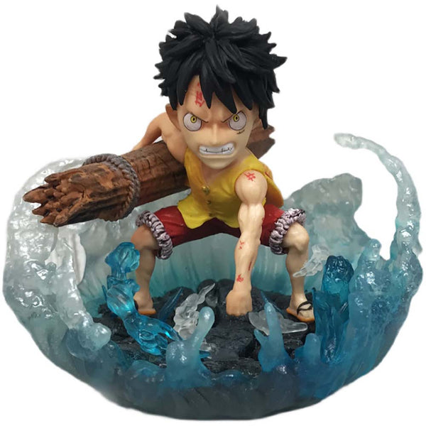One Piece Monkey D Luffy Q Ver Action Figure with Light 8cm