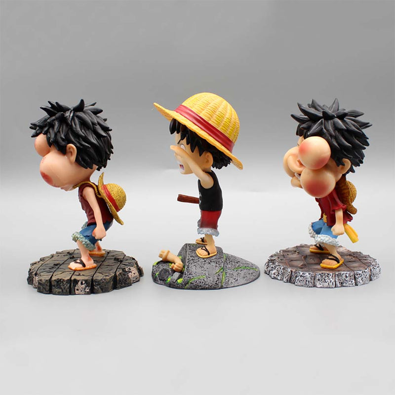 One Piece Monkey D Luffy Silly Ver Action Figure Toy 15cm