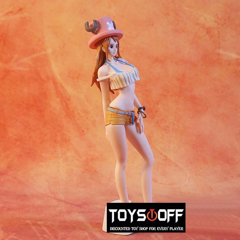 One Piece Nami Chopper Clothes Action Figure Collectible Model Toy 22cm