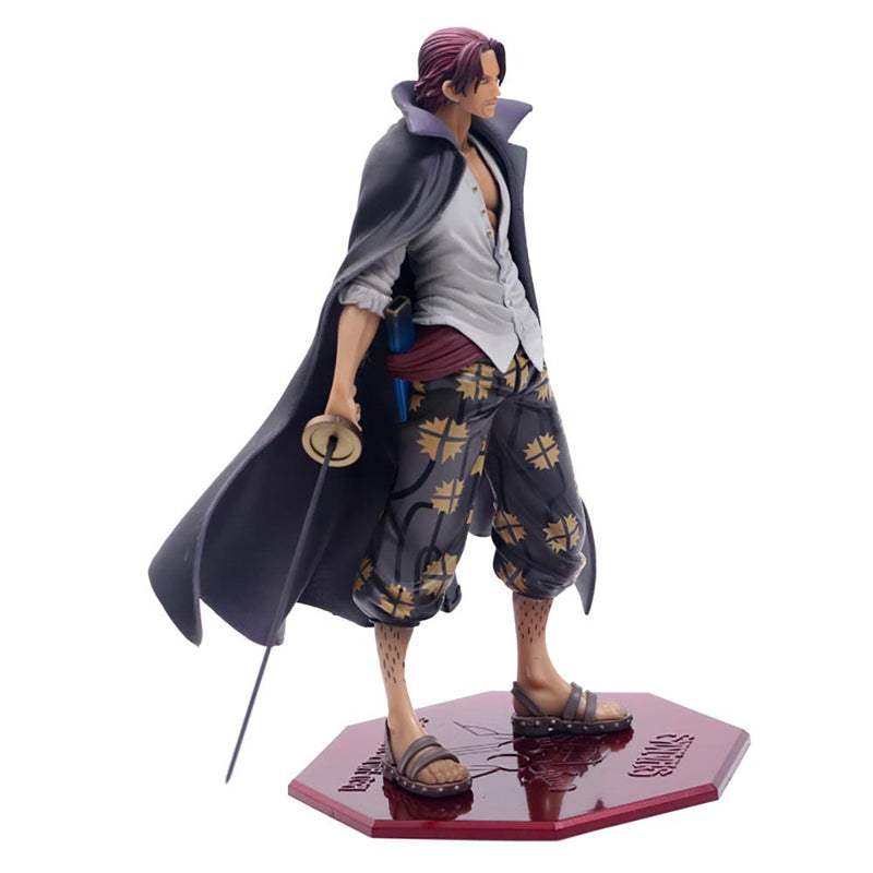 One Piece POP Deluxe Red Haired Pirates Shanks Action Figure 25cm
