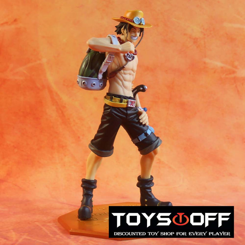 One Piece Portgas D Ace POP 10th Anniversary Backpack Action Figure 23cm