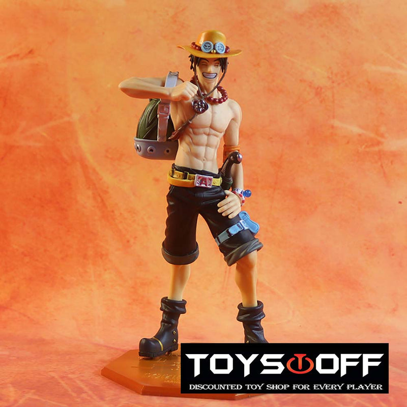 One Piece Portgas D Ace POP 10th Anniversary Backpack Action Figure 23cm
