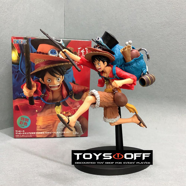 One Piece Running Brother Luffy Sabo Ace Action Figure Toy