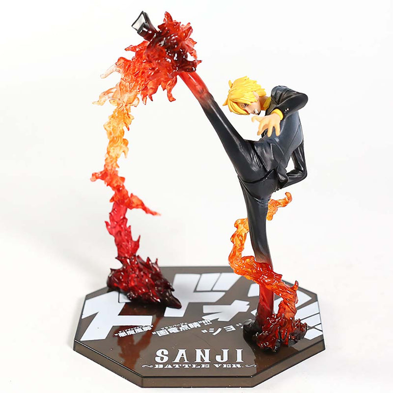 One Piece Sanji Diable Jambe Ver Action Figure Model Toy 17cm