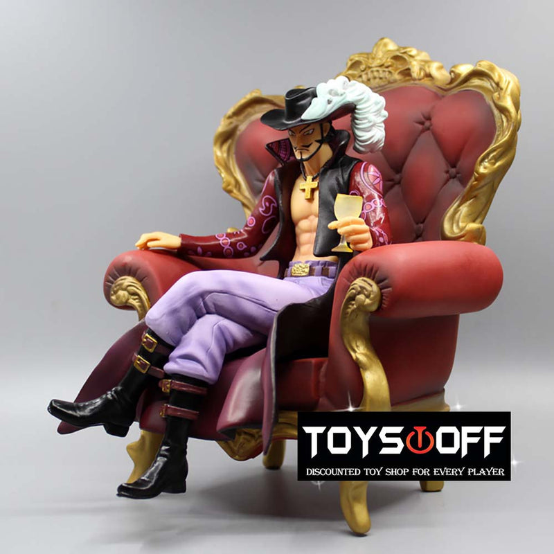 One Piece Sofa Mihawk Action Figure Collectible Model Toy 23cm
