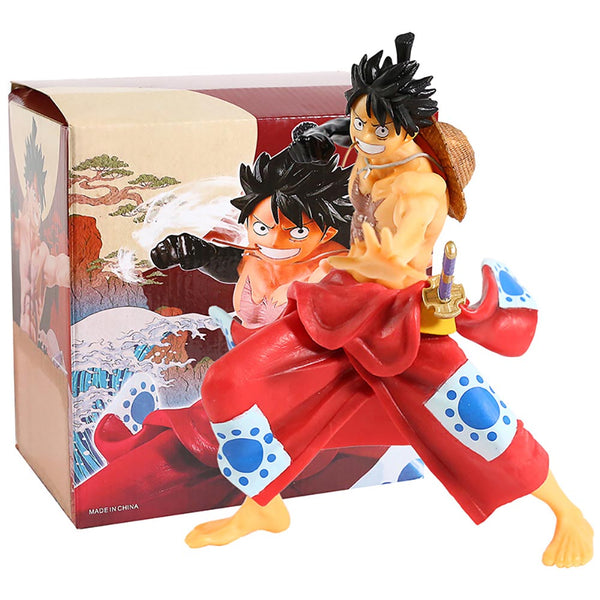One Piece Wano Country Monkey D Luffy Action Figure 21cm