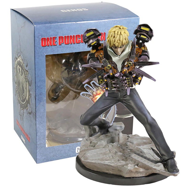 One Punch Man Genos Action Figure Collectible Model Toy 15cm