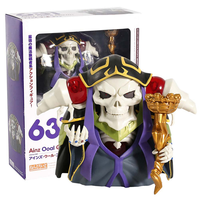 Overlord Ainz Ooal Gown 631 Finger Action Figure Model Toy 10cm