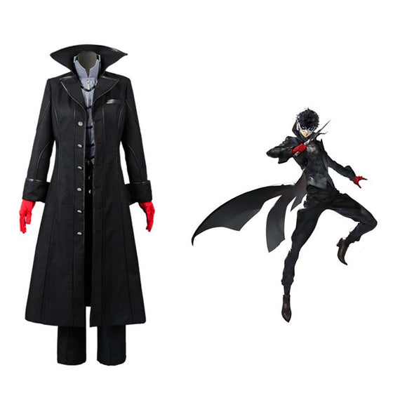Persona 5 Akira Kurusu Joker Cosplay Halloween Full Set Uniform