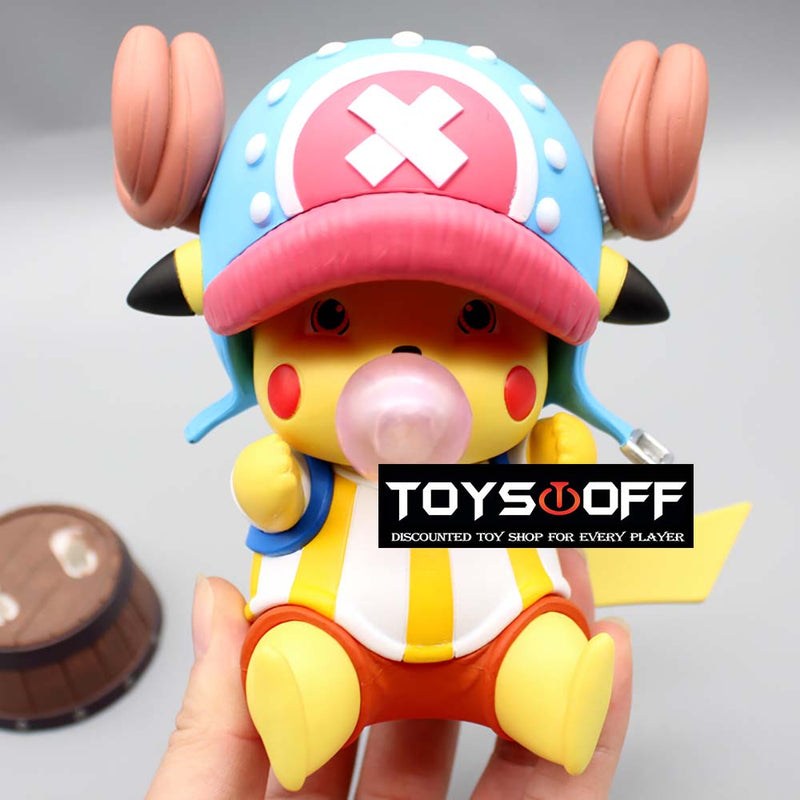 Pikachu Cos One Piece Tony Tony Chopper Action Figure Toy 16cm