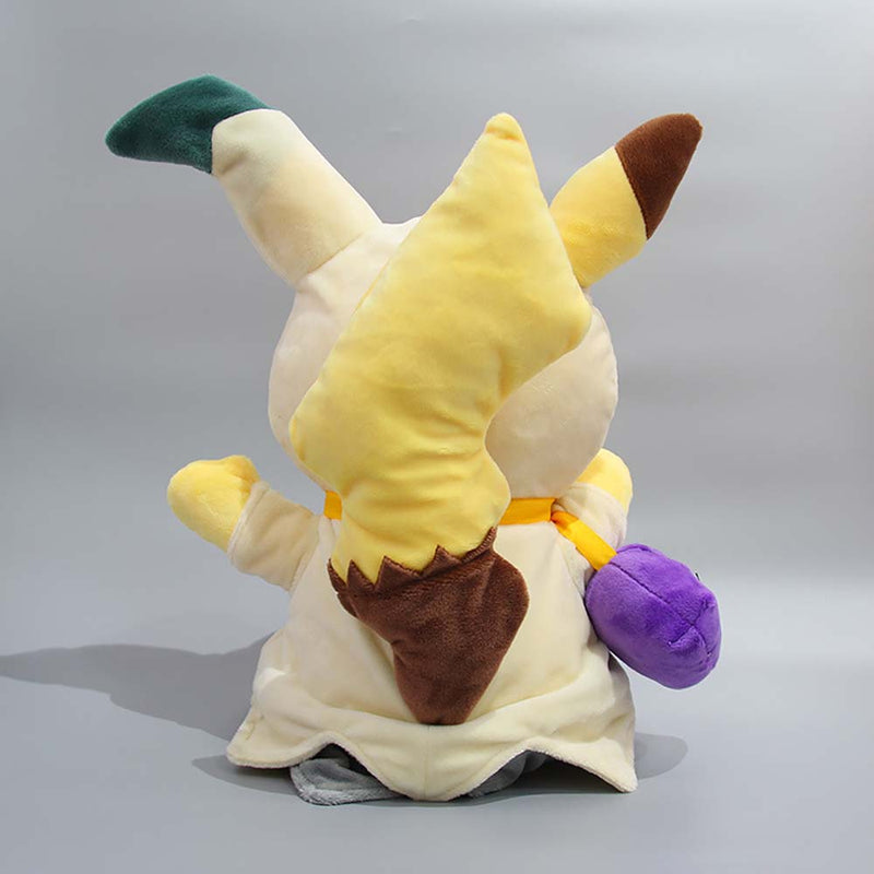 Pocket Monster Pokemon Gengar Dressed Pikachu Plush Doll Cartoon Toy 30cm