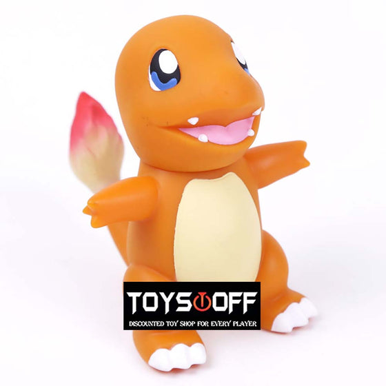 Pokemon Charmander Eevee Jigglypuff Blastoise Action Figure Collectible Model Toy