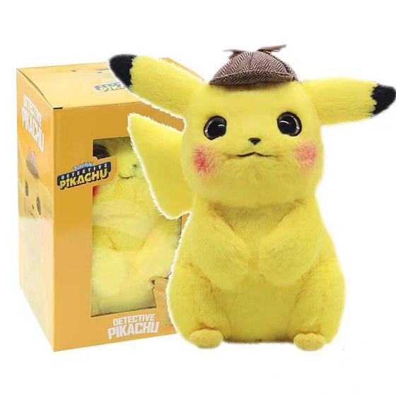 Pokemon Lovely Detective Pikachu Plush Stuffed Toy - Toysoff.com