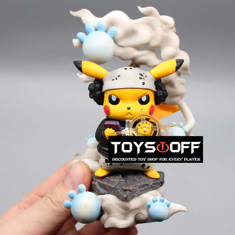 Pokemon Pikachu Cos Bartholemew Kuma Action Figure Collectible Model Toy 10cm