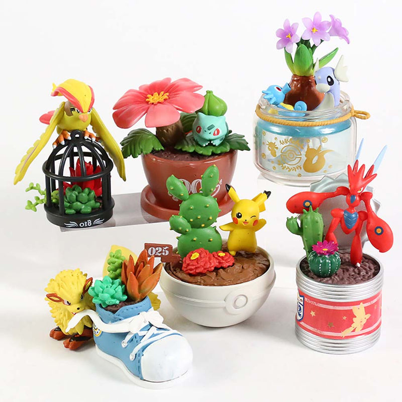 Pokemon Pocket Botanical Vol 1 Action Figure Model Mini Toy 6pcs 7cm
