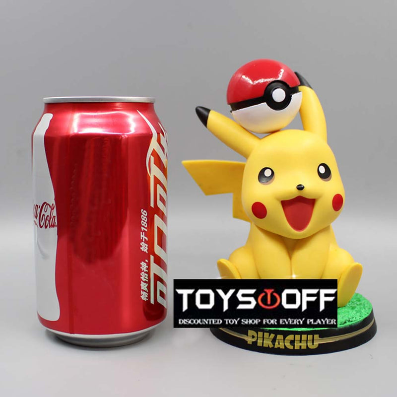 Pokemon Poke Ball Pikachu Action Figure Cartoon Model Toy 14cm