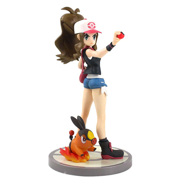 Pokemon Touko with Pokabu Action Figure Collectible Model Toy 20cm