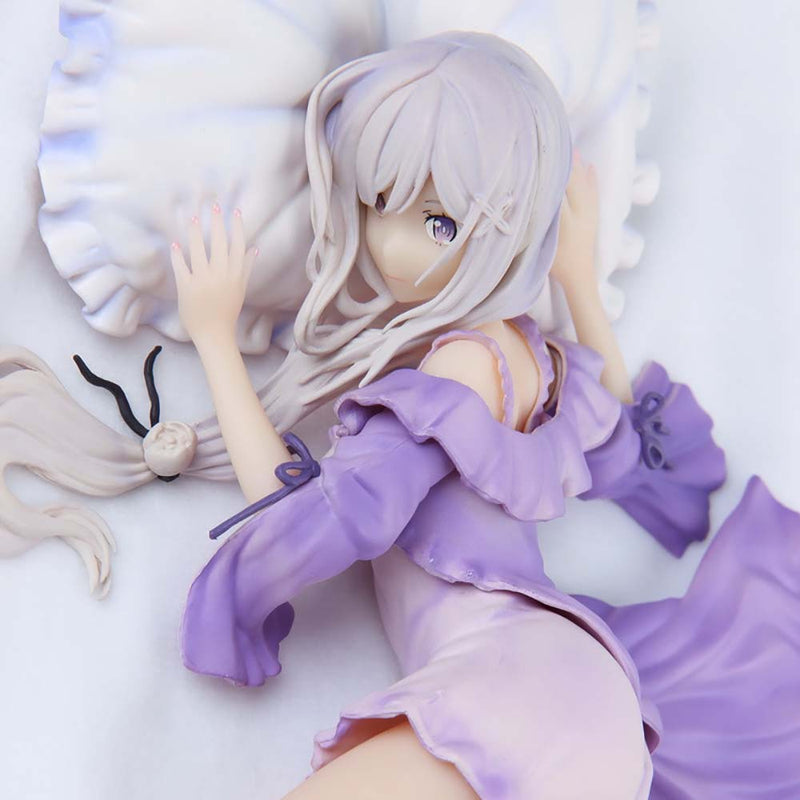 Re Life In A Different World From Zero Sleeping Emilia Action Figure 23cm