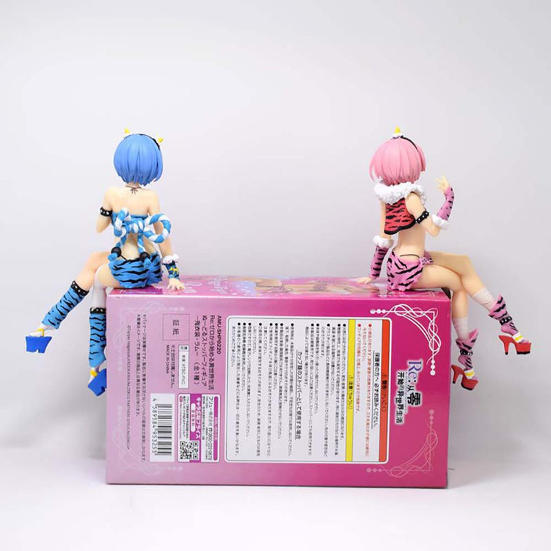 Rem And Ram Oni Costume Ver Action Figure Model Toy 15cm