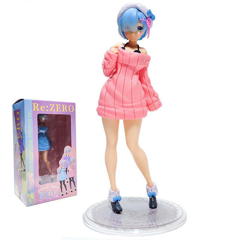 Rem Knit Dress Ver Action Figure Lovely Girl Model Toy 22cm