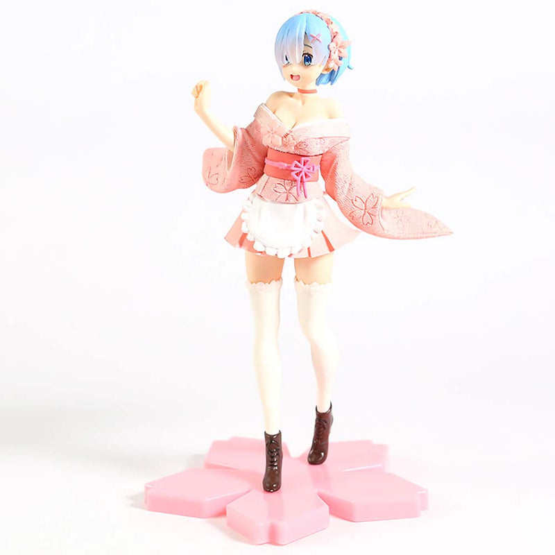 Rem Sakura Ver Action Figure Collectible Model Toy 23cm