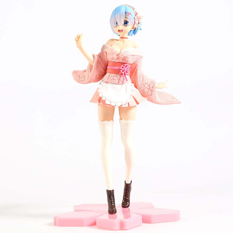 Rem Sakura Ver Action Figure Collectible Model Toy 23cm
