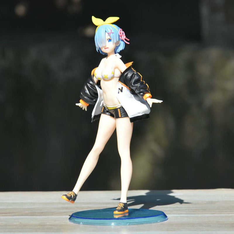 Rem Sportswear Swimsuit Ver Action Figure Collectible Model Toy 23cm