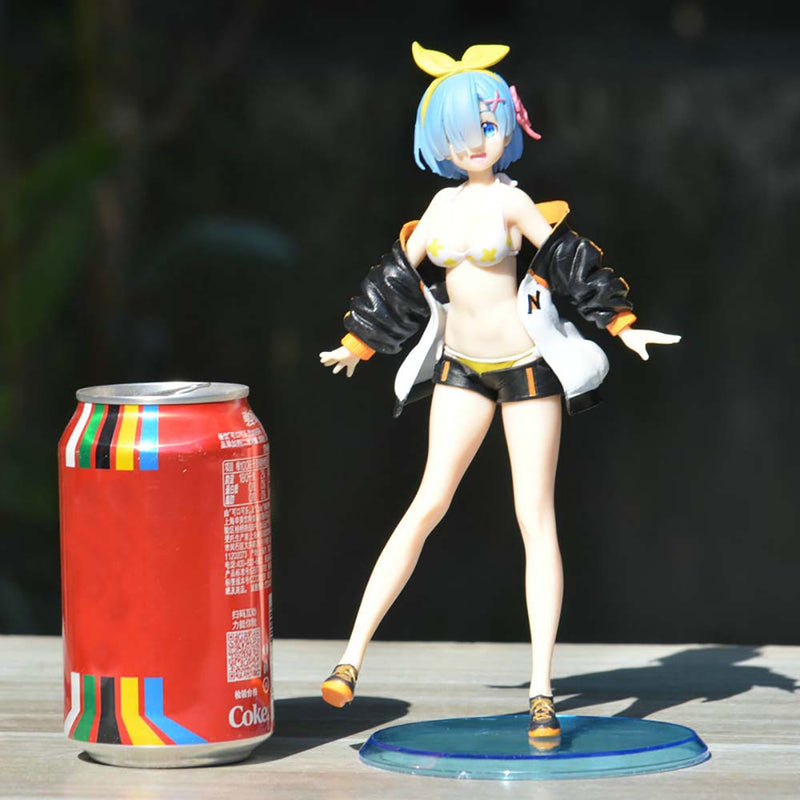 Rem Sportswear Swimsuit Ver Action Figure Collectible Model Toy 23cm