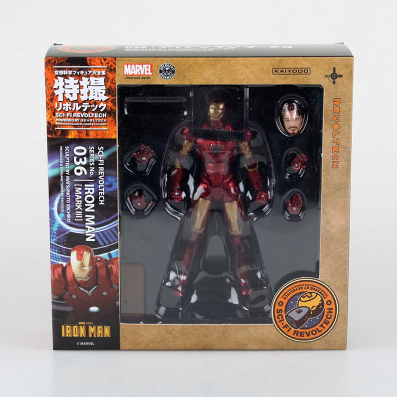 Revoltech Series 052 042 035 036 Iron Man Action Figure 15cm