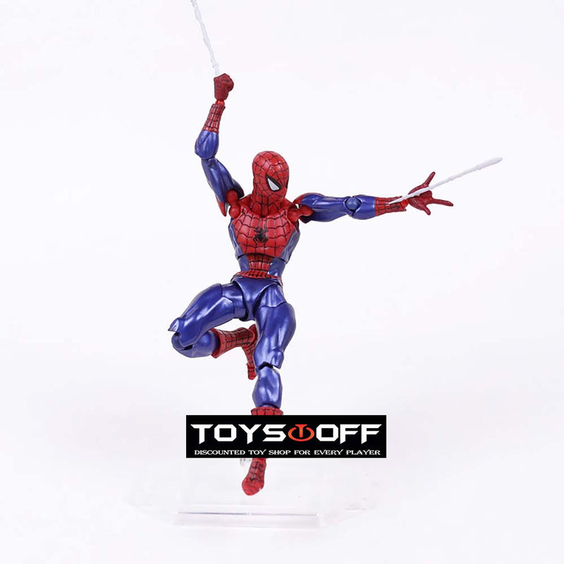 Revoltech Series NO 002 Spider Man Action Figure Model Toy 16cm