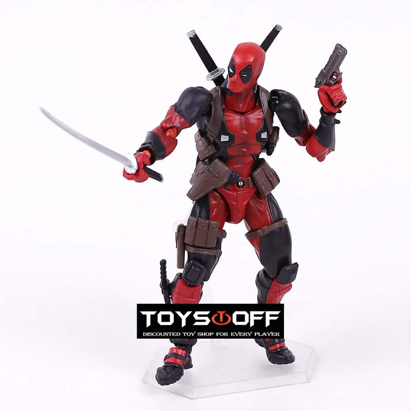 Revoltech Yamaguchi Series No 001 Deadpool Action Figure Model Toy 16cm