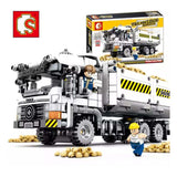 City Engineering Earth Truck Model Building Blocks Construction Kids Toy - Toysoff.com