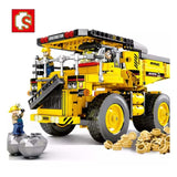 City Engineering Mine Transporter Car Building Blocks Construction Kids Toy - Toysoff.com