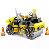 City Engineering Roller Car Model Building Blocks Construction Kids Toy - Toysoff.com