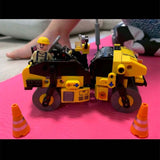 City Engineering Roller Car Model Building Blocks Construction Kids Toy - Toysoff.com