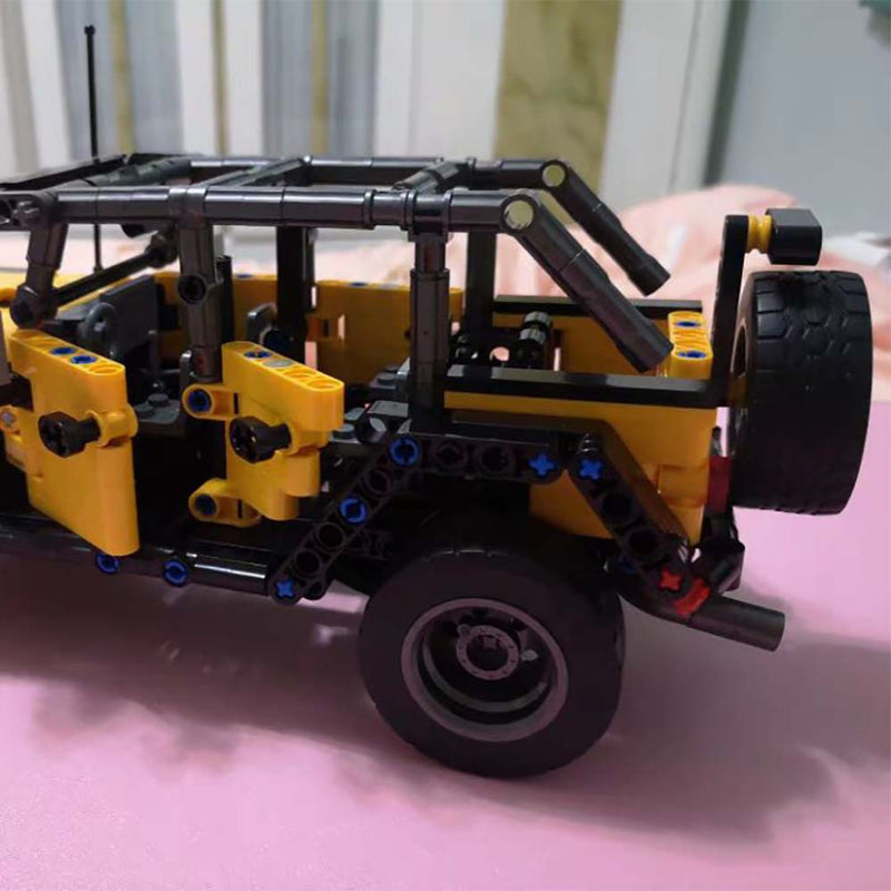 City Cross Country Jeep Model Building Blocks Kids DIY Toy - Toysoff.com