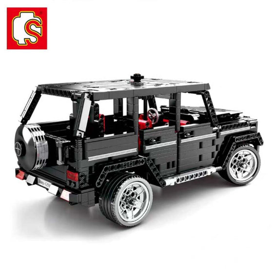 City Remote Control Cross Country SUV Car Model Building Blocks Kids Toy - Toysoff.com