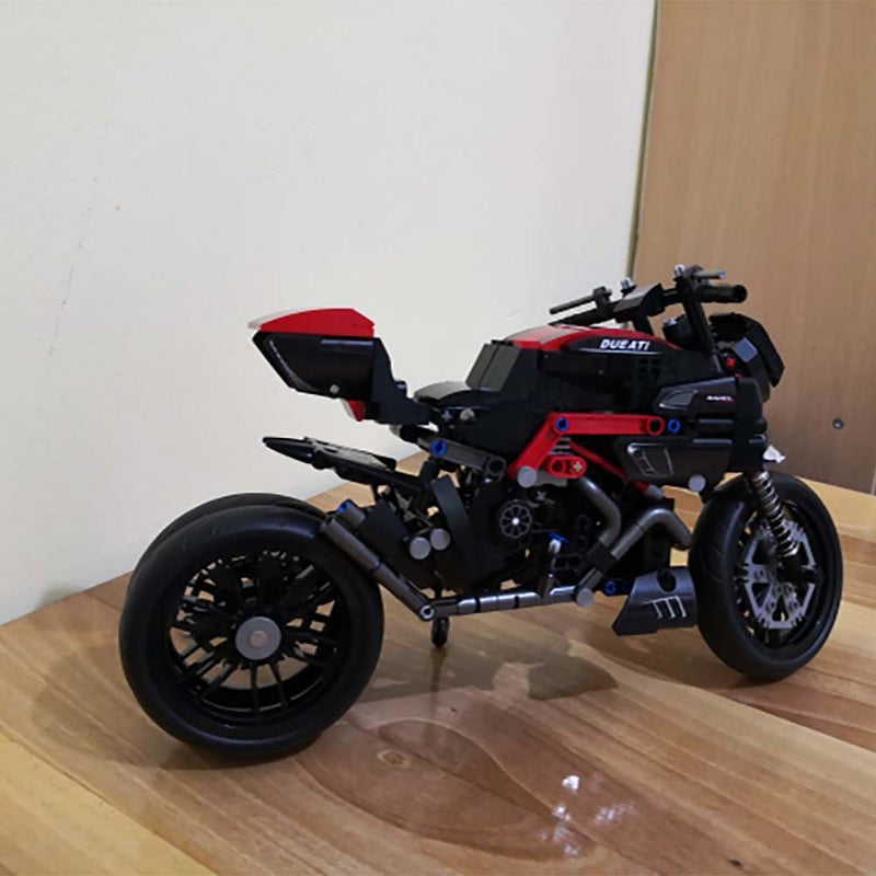 New City DUCATI Motorcycle Vehicles Model Building Blocks Kids Toy - Toysoff.com