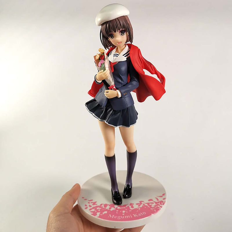 Saekano Fine Megumi Kato Action Figure Collectible Model Toy 24cm